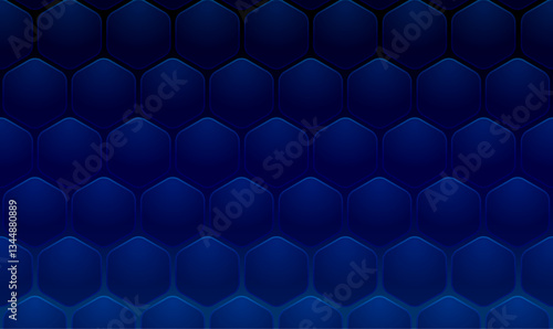 Seamless blue geometric hitech technology background
