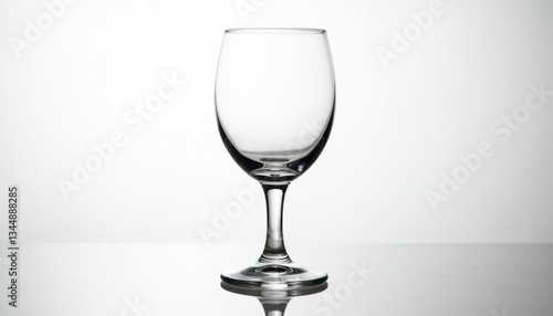 Obraz na płótnie an elegant glass sits on a smooth surface, reflecting soft light. This image emphasizes simplicity and sophistication, evoking feelings of tranquility and focus, ideal for modern settings w salonie