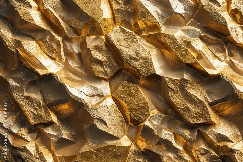 Naklejka premium Textured Gold Sandstone Pattern Modern Elegant Abstract Background Design