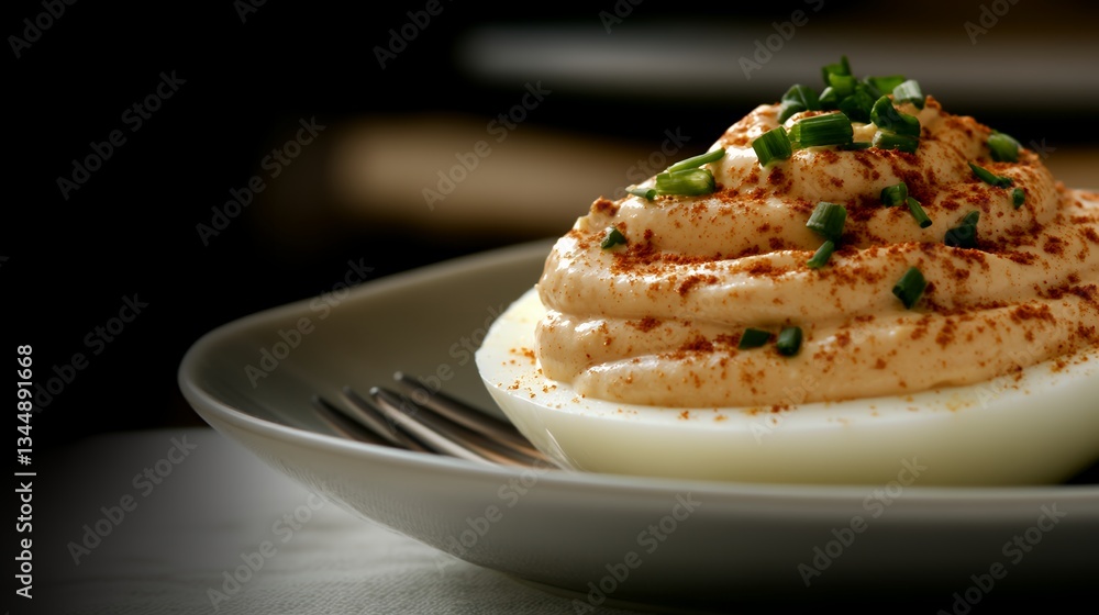 rows of deviled eggs with different fillings rows of deviled eggs with different fillings