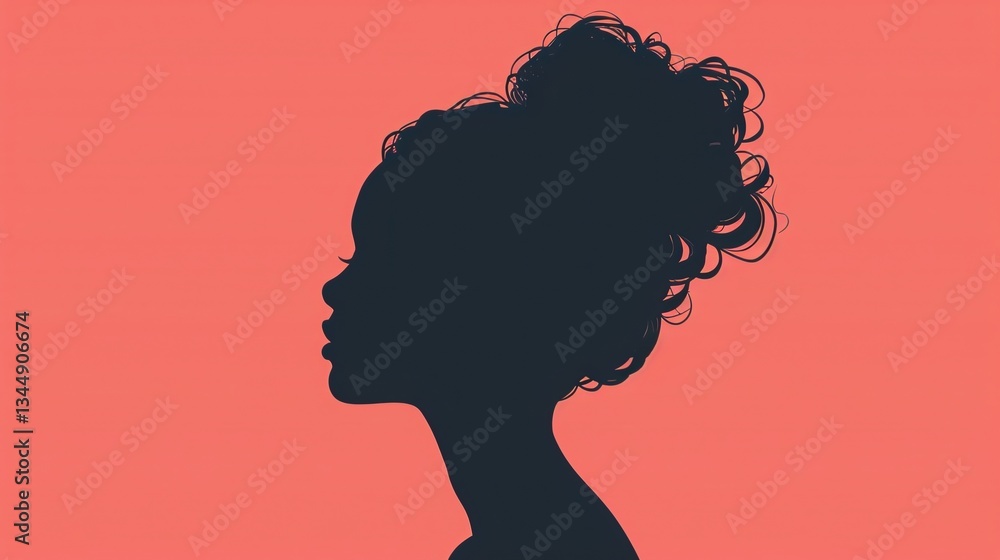 silhouette of a woman in minimalist art style, symbolizing psychological transformation. silhouette of a woman in minimalist art style, symbolizing psychological transformation.