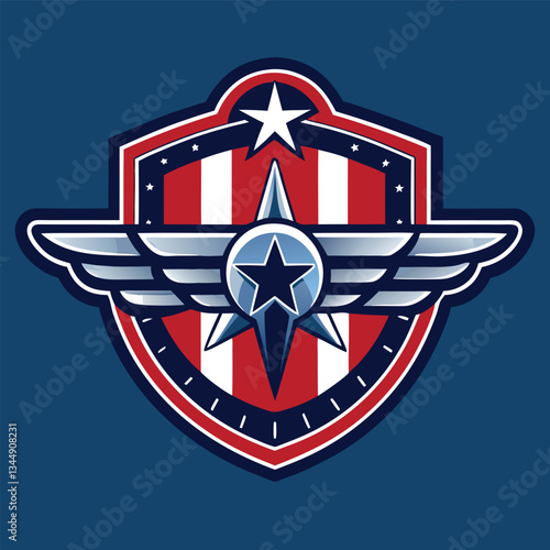 Majestic American Aircraft Soaring through the Air