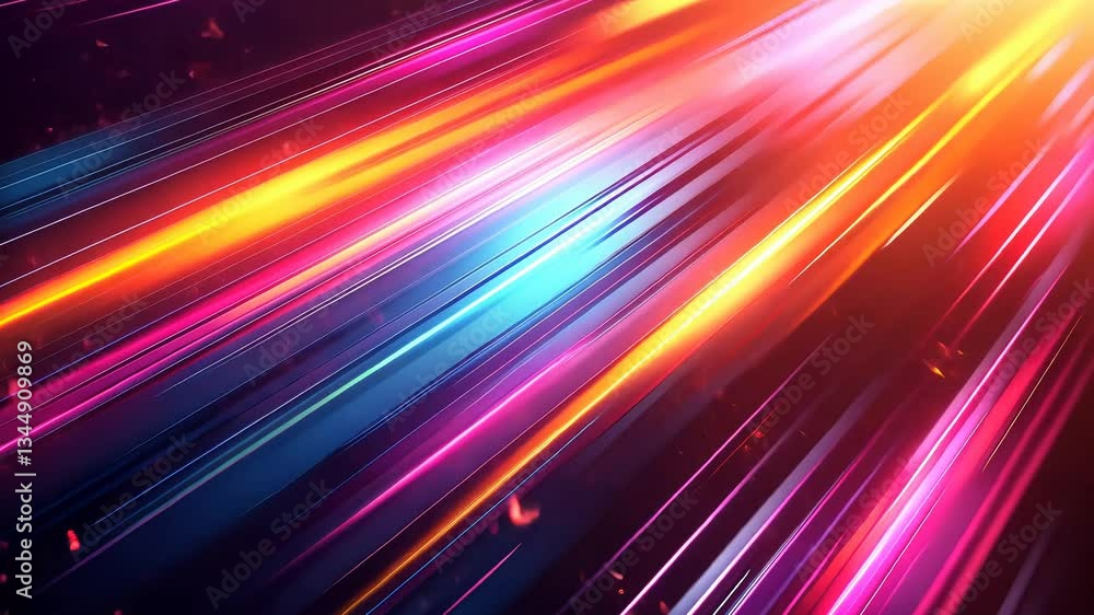Dynamic speed lines of vibrant neon colors Dynamic speed lines of vibrant neon colors