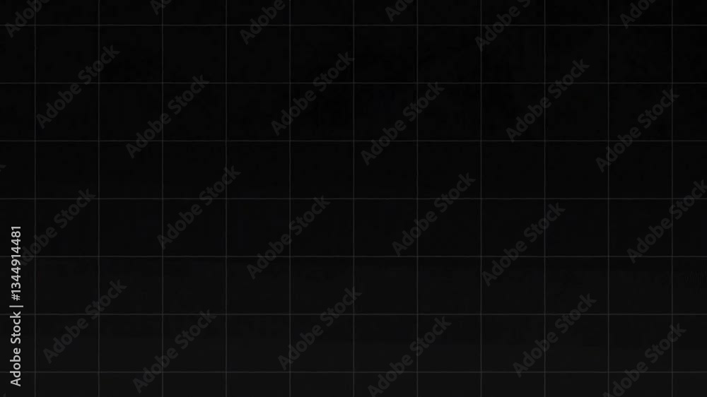 A black and white video of a black and white grid pattern, with thin ...
