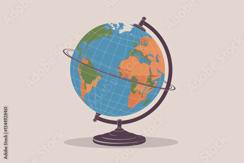 Earth globe icon