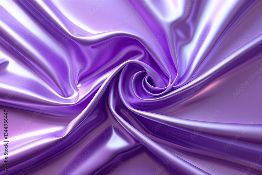 Obraz premium Lavender Gradient Foil Texture with Smooth Purple Flow and Metallic Finish