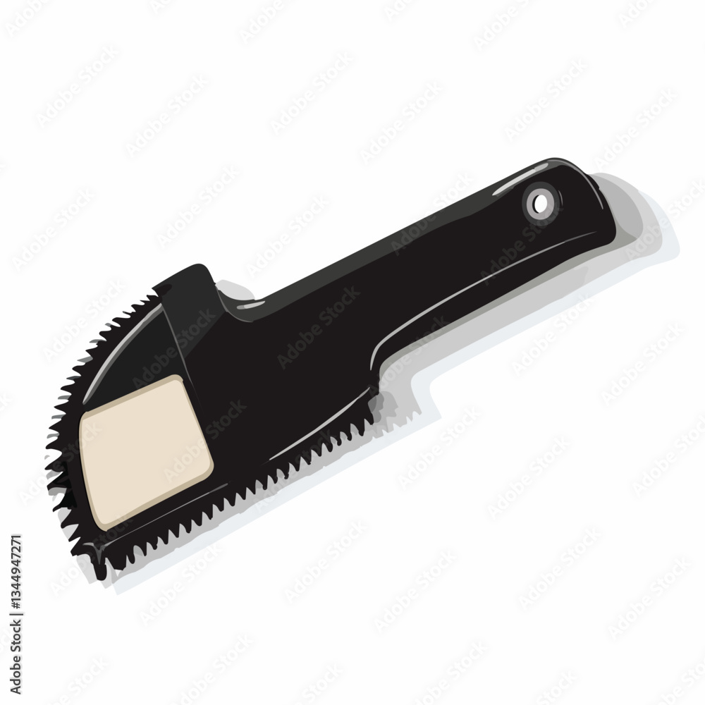 Obraz premium Black drywall saw icon sheet on white background - 