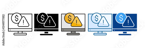 Precaution Icon Set Multiple Style Collection