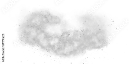 Dark Smoke and Dust Explosion - Abstract Fog Effect