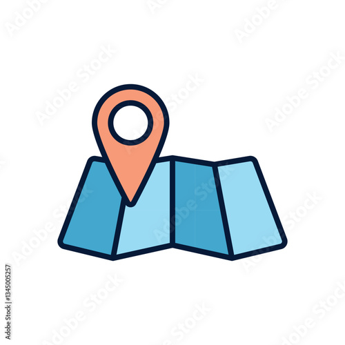 Location Mark Vector icon