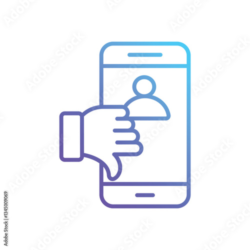 Cyber Bullying Vector icon