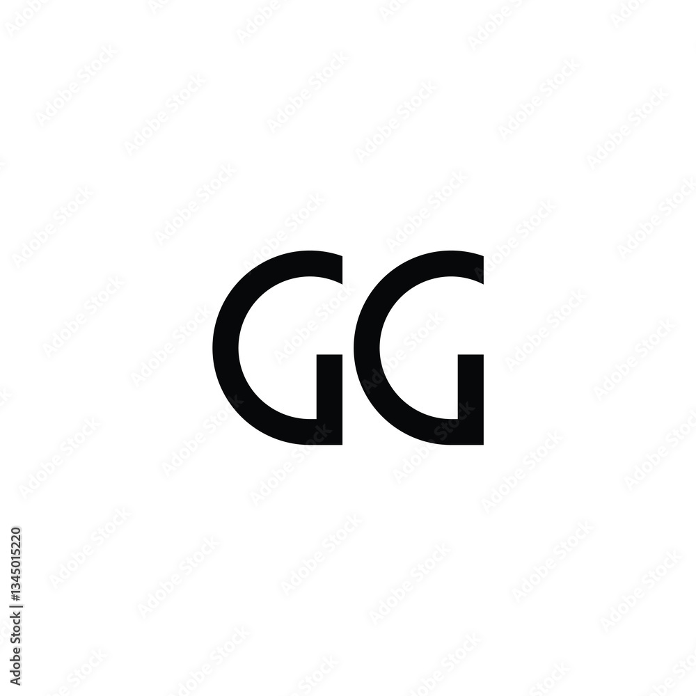 GG monogram logo design letter text name symbol monochrome logotype alphabet character simple logo GG monogram logo design letter text name symbol monochrome logotype alphabet character simple logo