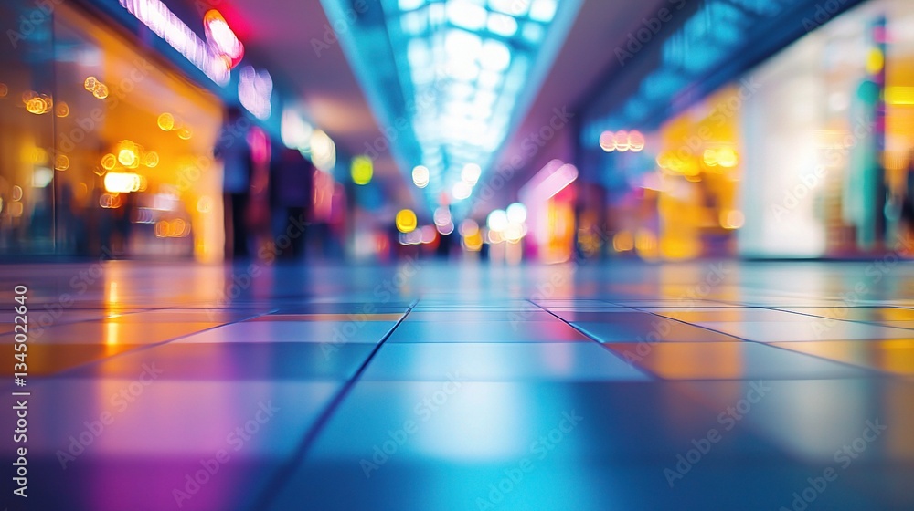 Abstract Blurred View of Modern Shopping Mall Interior Background Abstract Blurred View of Modern Shopping Mall Interior Background
