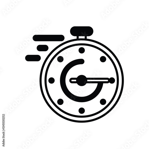 Stop Watch Vector icon