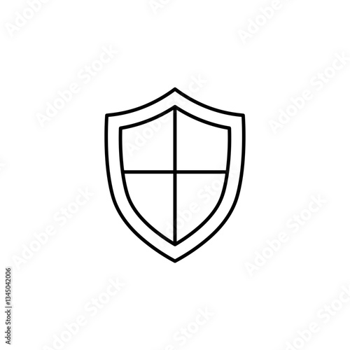 Free Download Cybersecurity Shield Vector Icon - Robust Protection Symbol for Data Safety, Network Security, and Privacy Defense - GFXLoad