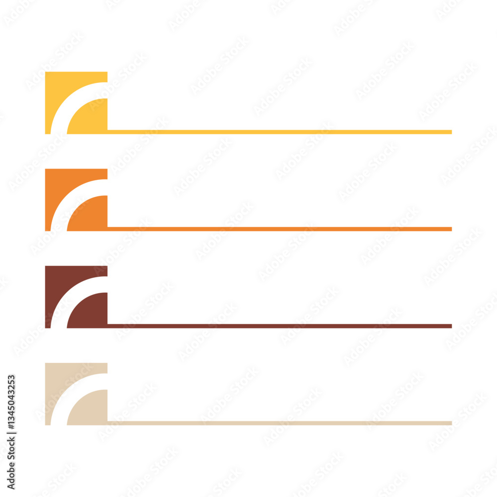 Obraz premium four step element infographic