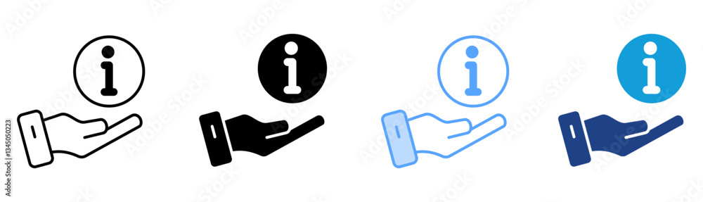 Information Icon Set Multiple Style Collection Information Icon Set Multiple Style Collection