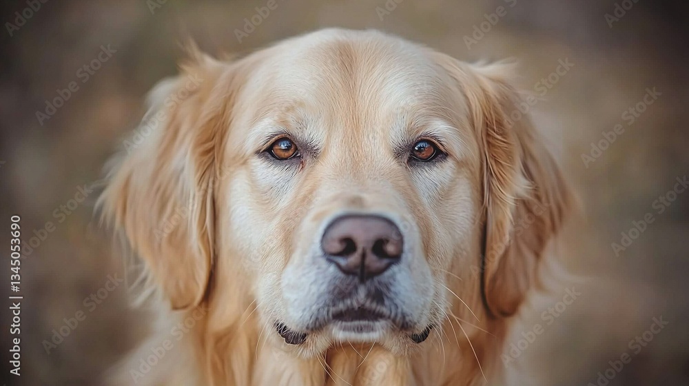 Close-up of a dog's intense face with a blurred background Close-up of a dog's intense face with a blurred background