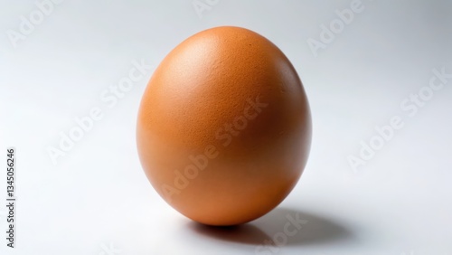 Wallpaper Mural Brown Egg on White Background Torontodigital.ca