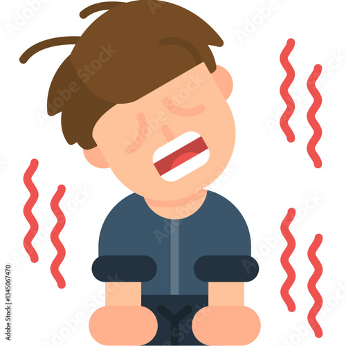 Fatigue Icon Vector Element
