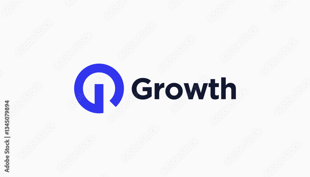 Growth logo. Technology, finance, investment, etc. logo template for businesses icon template illustration vector Growth logo. Technology, finance, investment, etc. logo template for businesses icon template illustration vector