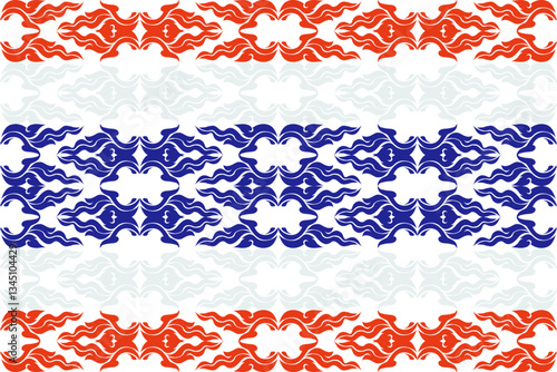 Beautiful Thailand,thai pattern,seamless,Traditional,ethnic,fabric pattern for textiles,rugs, wallpaper,clothing, sarong,batik,print,background,illustration,vector