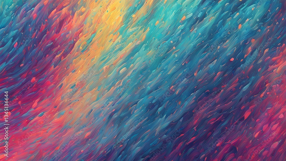 Digital painting abstract fluid art teal, coral, crimson swirls textures. Digital painting abstract fluid art teal, coral, crimson swirls textures.