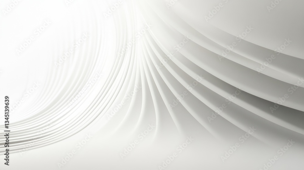 Abstract White Fabric Drapery Abstract White Fabric Drapery