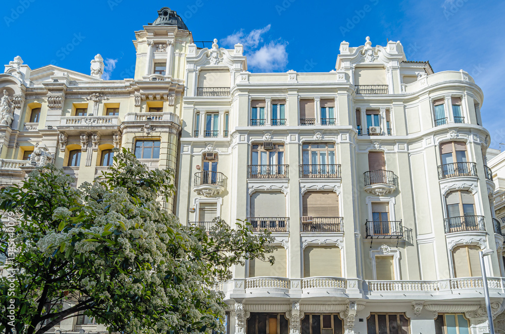 Obraz premium Architecture detail in Madrid, Spain