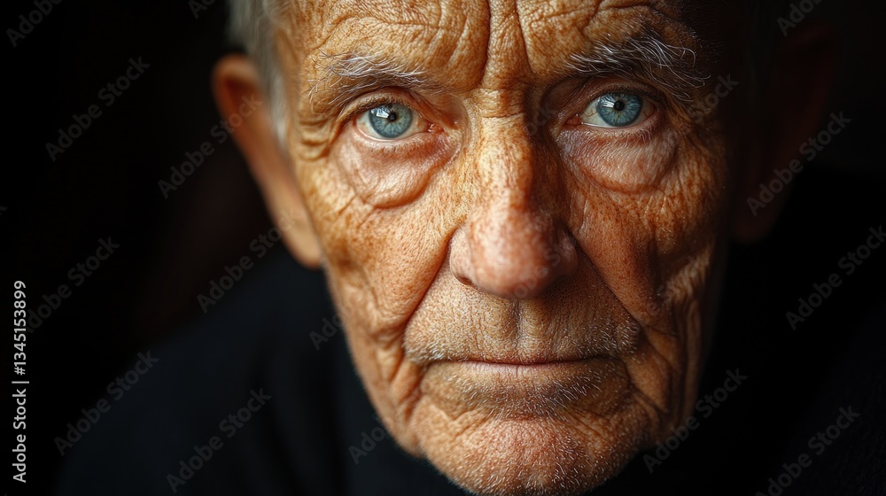 Close-up portrait of elderly man (1) Close-up portrait of elderly man (1)