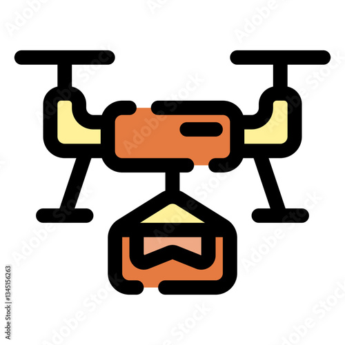 drone delivery icon