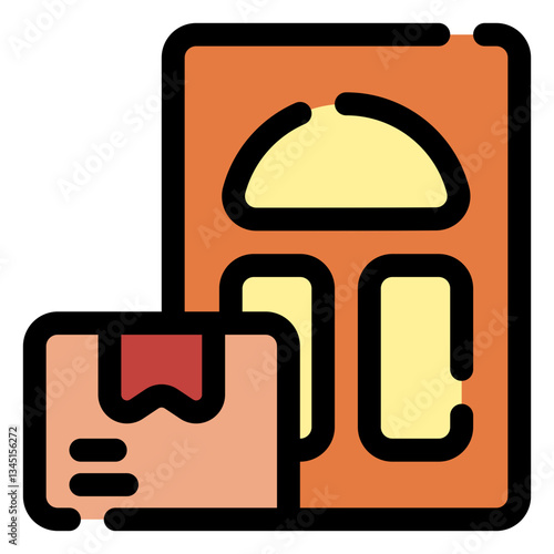 doorstep delivery icon