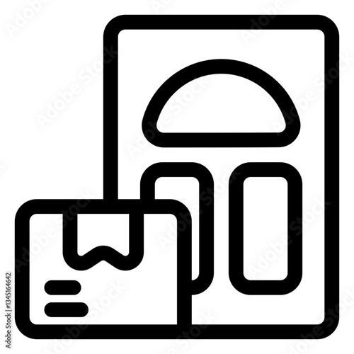 doorstep delivery icon