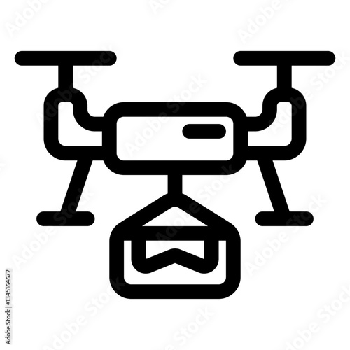 drone delivery icon