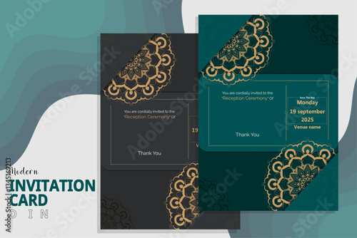 luxury invitation card , Modern Invitation card design, invitation card design,  invitation card 
