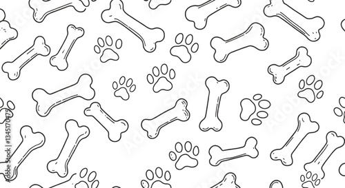 Bone Pattern Background