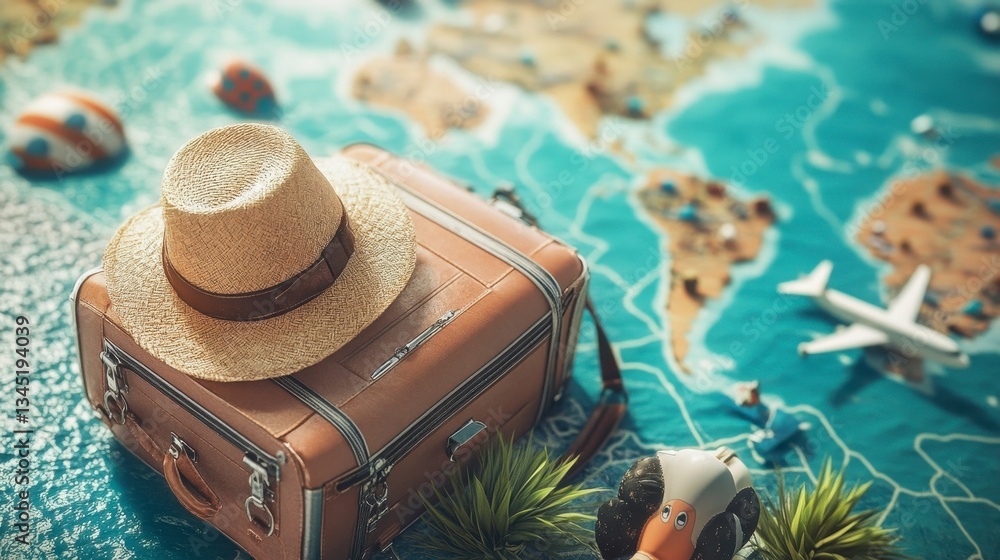 Obraz premium Vacation Essentials Adventure