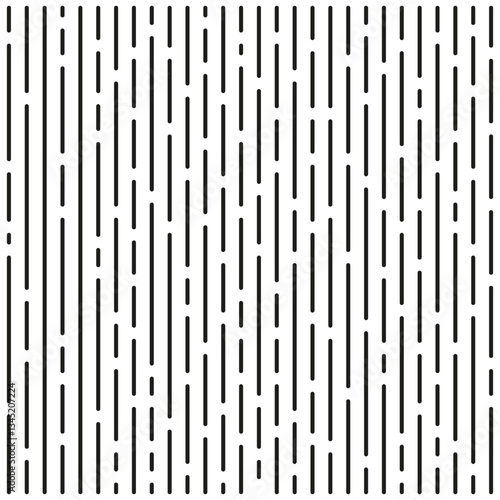 Minimal linear pattern. Abstract geometric design. Black white background. Vector texture.