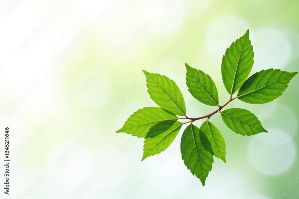 single branch with leaves isolated against white canvas, branch, green single branch with leaves isolated against white canvas, branch, green