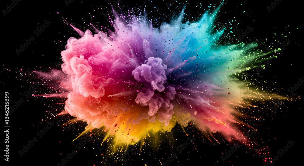 Fototapeta premium explosion of color