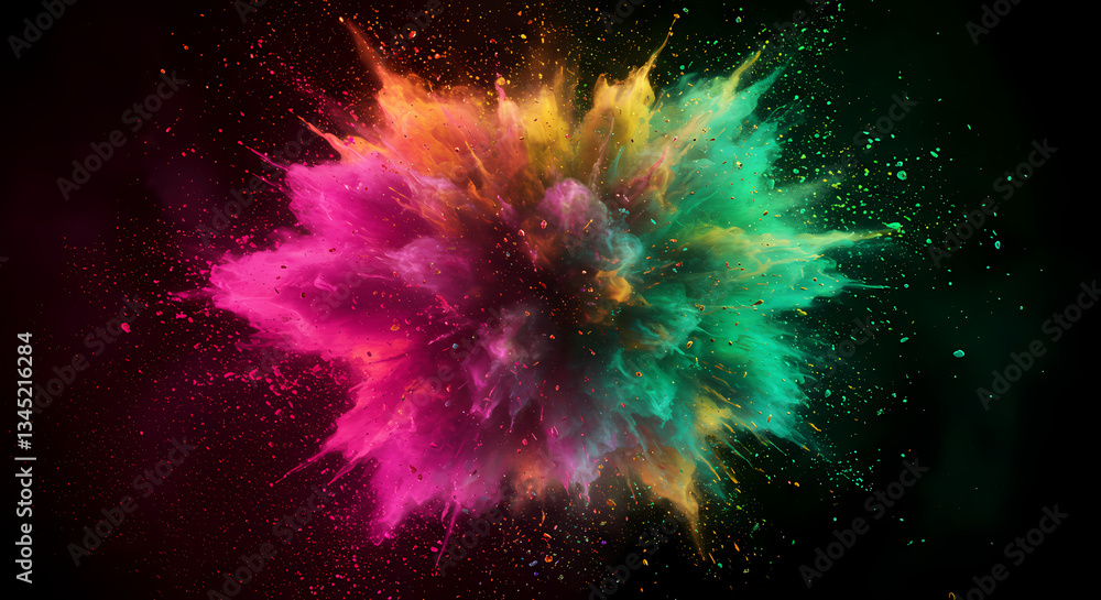 Fototapeta premium explosion of color