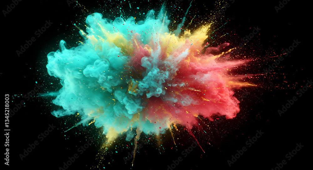 Fototapeta premium explosion of color