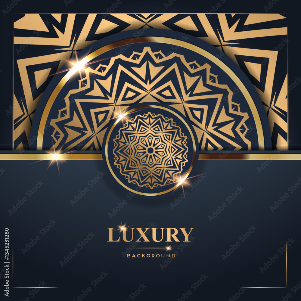 Luxury Background with Golden Mandala Design (9) Luxury Background with Golden Mandala Design (9)