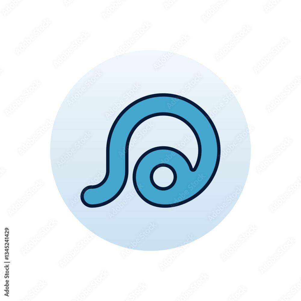 Obraz premium Stitch marker Vector icon