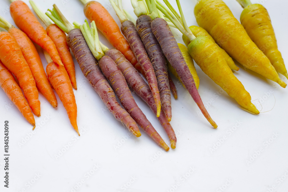 Fresh carrot vegetables, Ripe carrots Fresh carrot vegetables, Ripe carrots