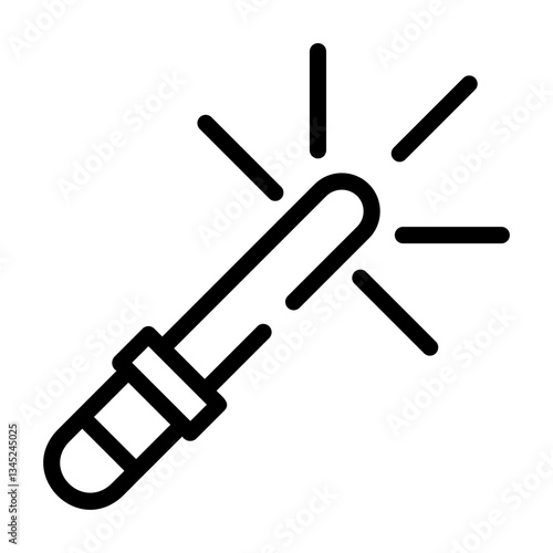 police light Line Icon