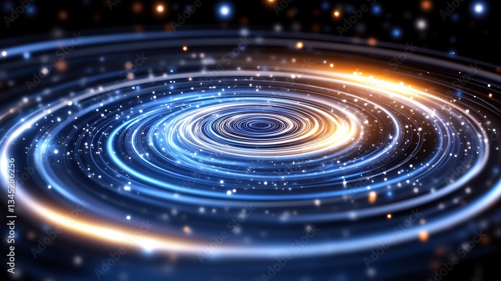 Cosmic Spiral Energy Flow for Abstract Background. Cosmic Spiral Energy Flow for Abstract Background.