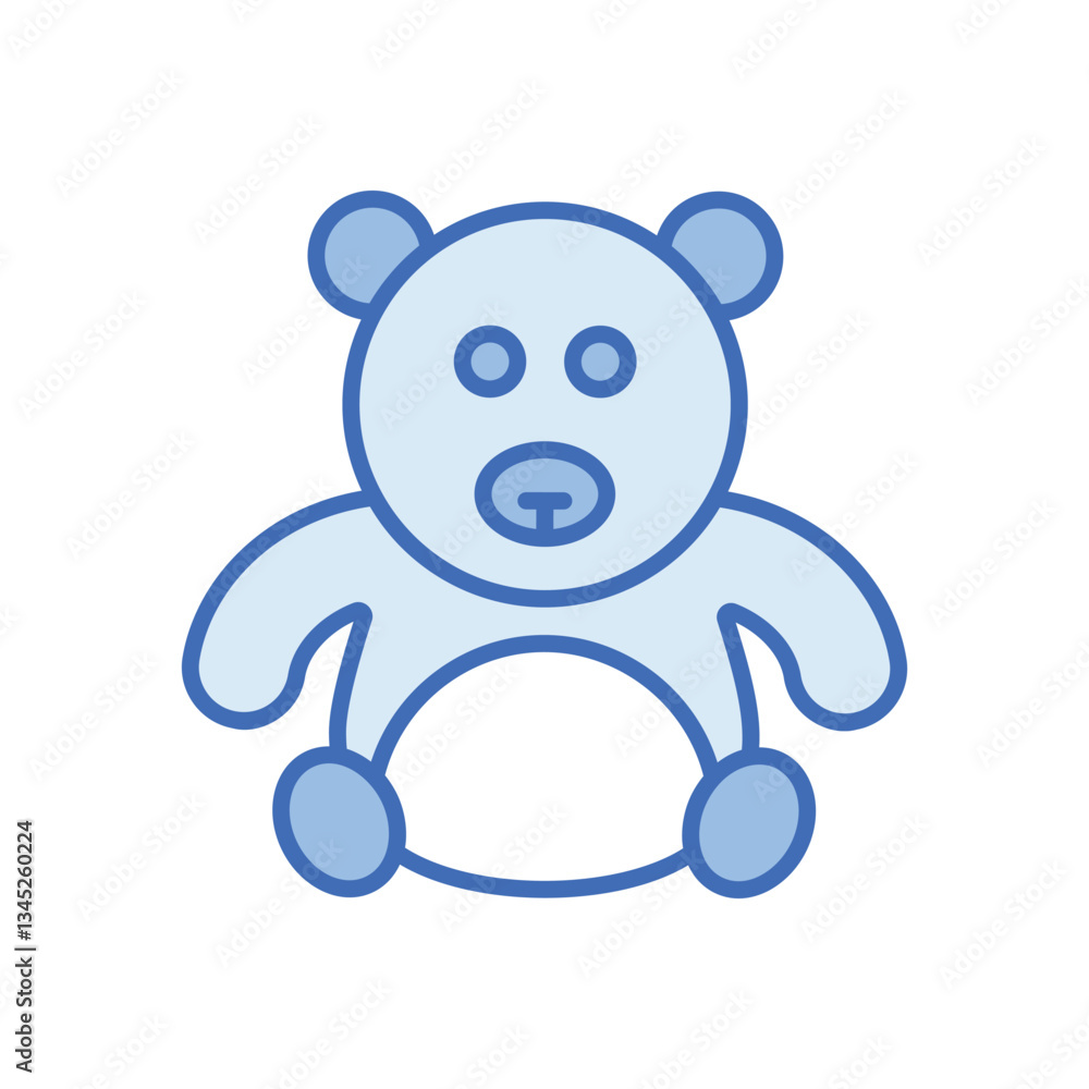 Obraz premium Teddy bear Vector icon