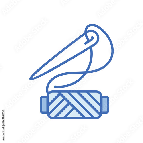 Sewing tools Vector icon