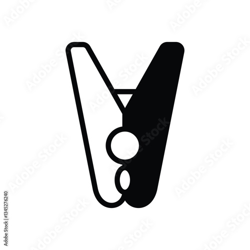 Clothespin Vector icon